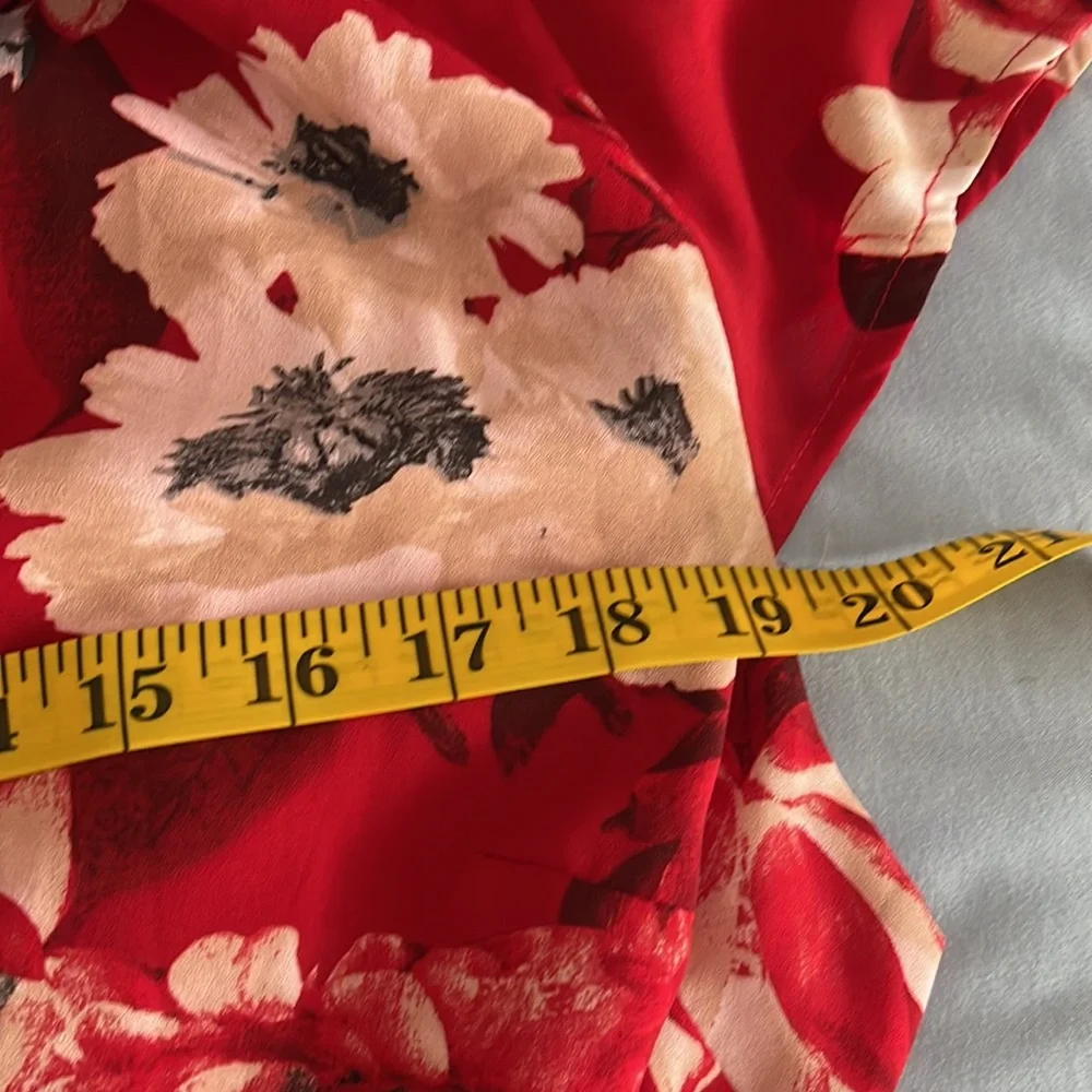 I.N.C. International Concepts. NWT. Size 16P. High/low floral wrap dress. - Picture 9 of 12